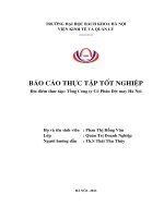 Phân tích hoạt động kinh doanh của Tổng Công ty Cổ Phần Dệt may Hà Nội