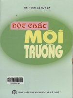 Độc chất môi trường - Phần chuyên đề