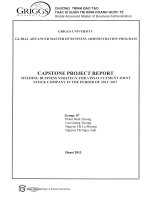 Building business strategy for VISSAI 3 Cement Joint Stock Company in th eperiod of 2013-2017