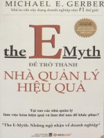 Để trở thành nhà quản lý hiệu quả - Tại sao các nhà quản lý làm việc kém hiệu quả và làm thế nào để khắc phục