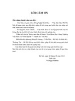 Điều tra sự đa dạng về thành phần loài côn trùng trên cây đậu tương và nghiên cứu đặc điểm hình thái, sinh học, sinh thái cơ bản của sâu cuốn lá Lamprosema  Indicata