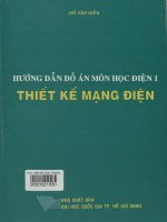 Hướng dẫn đồ án môn học Điện 1- Thiết kế mạng điện