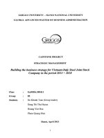 Building the business strategy for Vietnam - Italy Steel Joint Stock Company in the period 2013-2018