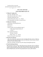 ĐỀ CƯƠNG MÔN HỌC GIẢI TÍCH PHỔ TOÁN TỬ