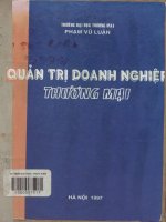Quản trị doanh nghiệp thương mại