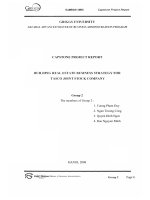 Building real estate business strategy for TASCO Joint Stock Company