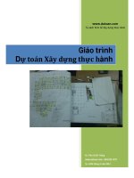 Giáo trình dự toán dễ hiểu full