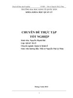 Thực trạng và giải pháp hoàn thiện quản lý ngân sách nhà nước trên địa bàn quận Tây Hồ