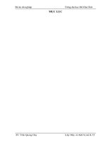 Tính toán chung hệ thống băng tải ở công ty cổ phần than Cao Sơn – Vinacomin