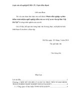 Phát triển nghiệp vụ bảo hiểm trách nhiệm nghề nghiệp kiến trúc sư và kỹ sư tư vấn tại bảo việt hà nội