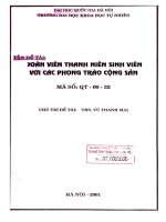 Đoàn viên thanh niên sinh viên với các phong trào cộng sản