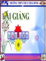 Bài giảng điện tử Công suất điện  Vật lý lớp 9