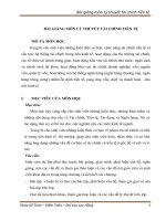 BÀI GIẢNG MÔN LÝ THUYẾT TÀI CHÍNH TIỀN TỆ