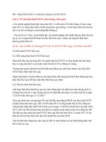 MỘT SỐ TÌNH HUỐNG THÔNG TIN VỀ THUẾ GTGT