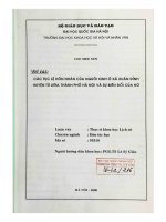 Các tục lệ hôn nhân của người Kinh ở xã Xuân Đỉnh huyện Từ Liêm-Thành phố Hà Nội và sự biến đổi của nó