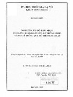 Nghiên cứu bộ thu MSJD cho kênh hướng lên của hệ thống CDMA đánh giá thông qua mô phỏng MATLAB