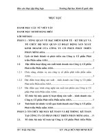 Tổng quan về đặc điểm kinh tế - kỹ thuật và tổ chức bộ máy quản lý hoạt động sản xuất kinh doanh của Công ty Cổ phần Phát triển Phần mềm ASIA