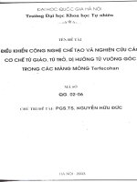 Điều khiển công nghệ chế tạo và nghiên cứu các cơ chế từ giảo, từ trở, dị hướng từ vuông góc trong các màng mỏng Terfecohan