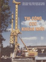 Thi công cọc khoan nhồi
