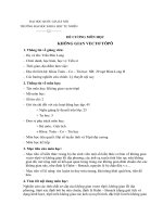 ĐỀ CƯƠNG MÔN HỌC KHÔNG GIAN VECTƠ TÔPÔ