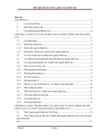 thực trạng và giải pháp nâng cao hiểu quả đào tạo và phát triển nguồn nhân lực của Việt Nam giai đoạn 2010 đến nay và định hướng 2020