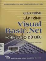 Giáo trình lập trình Visual Basic.Net với cơ sở dữ liệu