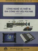 Công nghệ và thiết bị gia công vật liệu Polyme