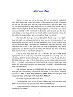 Áp dụng các công cụ Marketing vào lĩnh vực xuất nhập khẩu