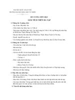 ĐỀ CƯƠNG MÔN HỌC GIẢI TÍCH TRÊN ĐA TẠP