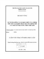 Sự tương đồng và sự khác biệt của chính thể Việt Nam hiến pháp 1946 với chính thể của một số nhà nước trên thế giới