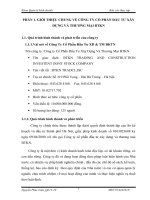 Báo cáo thưc tập tổng hợp Công ty Cổ Phần Đầu Tư Xây Dựng Và Thương Mại BTKN