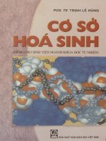 Cơ sở hóa sinh - Dùng cho sinh viên ngành khoa học tự nhiên