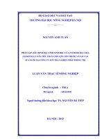 Phân lập xác định đặc tính sinh học của escherrichia coli, salmonella gây tiêu chảy cho lợn con trước và sau cai sữa nuôi tại công ty sơn trà và biện pháp phòng trị