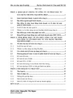 Báo cáo thực tập tốt nghiệp tại Công ty cổ phần Đầu tư Xây dựng Thương mại Hồng Điệp