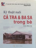 Kỹ thuật nuôi cá Tra và Ba sa trong bè