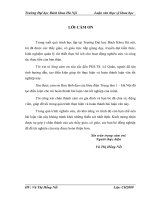 Một số giải pháp nhằm hoàn thiện công tác chăm sóc khách hàng tại Bưu điện trung tâm 1 – Hà Nội