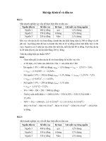 Bài tập KTĐT có lời giải