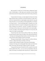 Báo cáo Vận dụng một số phương pháp thống kê phân tích tình hình lao động và tiền lương ở Nhà máy thuốc lá Thăng Long thời kỳ 1995 đến 2004