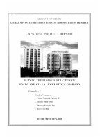 Building the business strategy of Hoang Anh Gia Lai joint - stock company