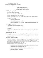 ĐỀ CƯƠNG MÔN HỌC HÀM NHIỀU BIẾN PHỨC