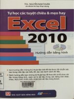 Tự học các tuyệt chiêu và mẹo hay Excel 2010 Hướng dẫn bằng hình