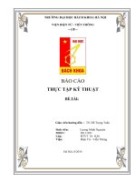 báo cáo thực tập kỹ thuật phòng nghiên cứu ASE Laboratory