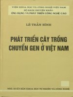 Phát triển cây trồng chuyển gen ở Việt Nam