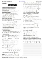 tài liệu ôn thi môn toán chuyên đề số phức