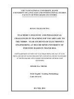 hững khó khăn về ngôn ngữ và sư phạm trong việc dạy từ vựng tiếng Anh chuyên ngành cho sinh viên năm thứ ba chuyên ngành điện tử Trường đại học Công nghiệp thàn.PDF