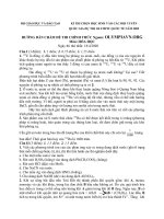 HƯỚNG DẪN CHẤM ĐỀ THI CHÍNH THỨC OLYMPIC QUỐC TẾ NĂM 2009