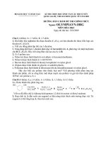 HƯỚNG DẪN CHẤM ĐỀ THI OLYMPIC
