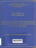 ỨNG DỤNG MATLAB TRONG VIỆC xây DỰNG PHẦN mềm TÍNH TOÁN máy LẠNH hấp THỤ sử DỤNG NHIỆT THẢI