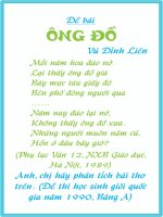 Hãy phân tích đoạn thơ trên trong tác phẩm Ông Đồ của Vũ Đình Liên