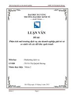 phân tích môi trường dịch vụ của helio đà nẵng